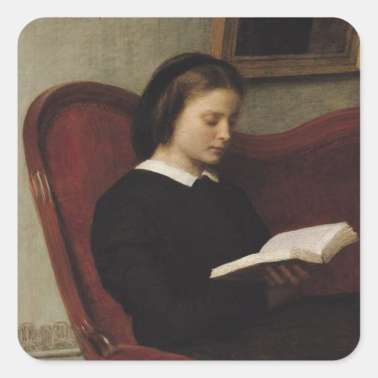 読者(The Reader), 1861 スクエアシール (正面)