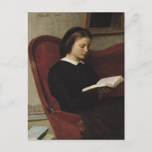 読者(The Reader), 1861 ポストカード (正面)