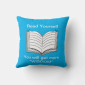 読自分の感動的引用文 クッション (裏面)