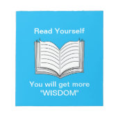 読自分の感動的引用文 ノートパッド (正面)