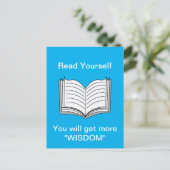 読自分の感動的引用文 ポストカード (スタンド正面)