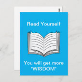 読自分の感動的引用文 ポストカード (正面/裏面)