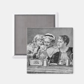 読茶の葉 マグネット (正面/裏面)