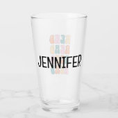 読読て読も笑い読て笑いが起こる タンブラーグラス (裏面)