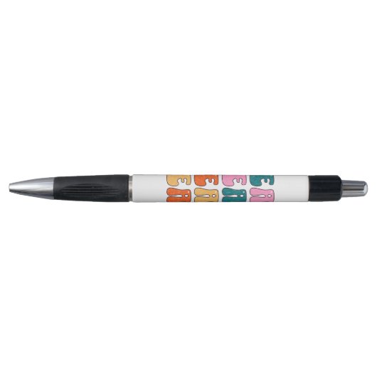 読読て読も笑い読て笑いが起こる ボールペン (正面)