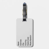 読読て読も笑い読て笑いが起こる ラゲッジタグ (裏面縦)