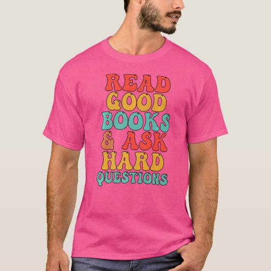 読読書の先生読の Tシャツ (正面)