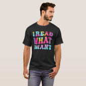 読読者の本読が欲しい Tシャツ (正面フル)