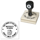 読返すのが好きよパーソナライズされた ラバースタンプ (押印)