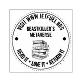 読返すのが好きよパーソナライズされた ラバースタンプ (インプリント)