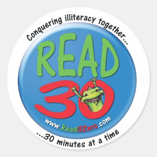 読3Zeroステッカー ラウンドシール (正面)