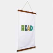 読.ウッドウォールタペストリー 吊り下げ型タペストリー (傾斜あり)