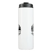 読&リトリート – 自然ラバーラインサーマルタンブラー タンブラー (正面)