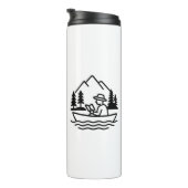 読&リトリート – 自然ラバーラインサーマルタンブラー タンブラー (回転右)