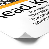 読.知ってる。成長。 ポスター (角)