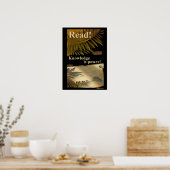読!知識は力だ！ポスター ポスター (キッチン)