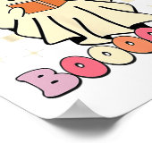 読Booooksかわいい幽霊読Booooks H ポスター (角)