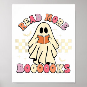 読Booooksかわいい幽霊読Booooks H ポスター