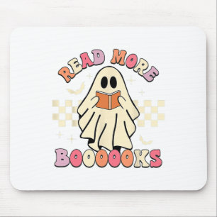 読Booooksかわいい幽霊読Booooks H マウスパッド
