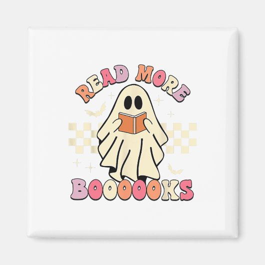 読Booooksかわいい幽霊読Booooks H マグネット (正面)