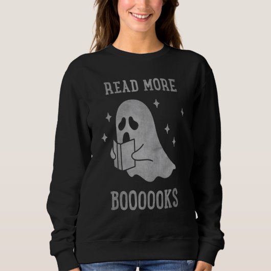 読Booooks Cute幽霊読Booooks H スウェットシャツ (正面)