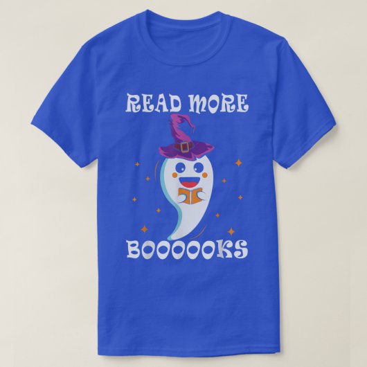 読Booooks Cute幽霊読Booooks H Tシャツ (デザイン正面)