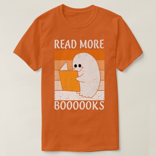 読Booooks Cute幽霊読Booooks H Tシャツ (デザイン正面)