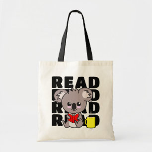 読Cute Koala読のBook & Coffee Mag トートバッグ