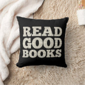 読Good Books Pillow, homeschool, 新学期 クッション (ブランケット)