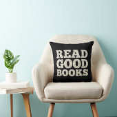 読Good Books Pillow, homeschool, 新学期 クッション (椅子)
