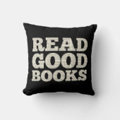 読Good Books Pillow, homeschool, 新学期 クッション (正面)