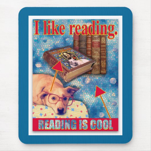 読ISカッコいい マウスパッド (正面)
