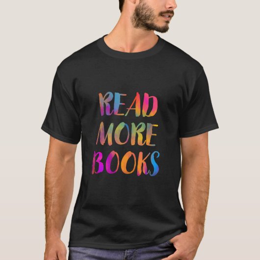 読More Books英語先生鑑賞学校 Tシャツ (正面)