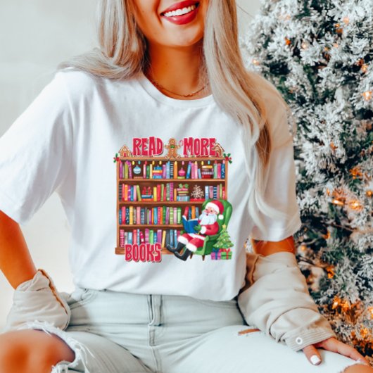 読More Books Holiday T-Shirt Tシャツ