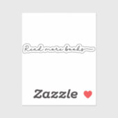 読More Books Minimalist シール (シート)