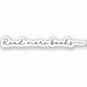 読More Books Minimalist シール (正面)