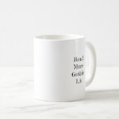 読More Gothic Lit Mug コーヒーマグカップ (正面右)