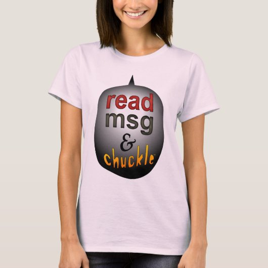 読msgとくすくす tシャツ (正面)
