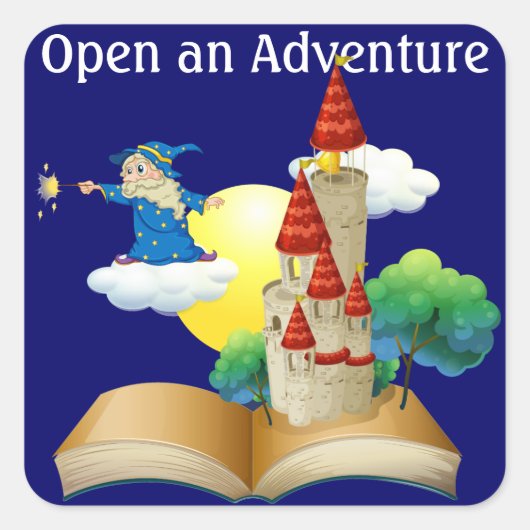 読s – リテラシーのステッカー – SRF スクエアシール (正面)