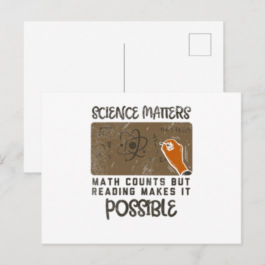 読s -読が可能 ポストカード (正面/裏面)