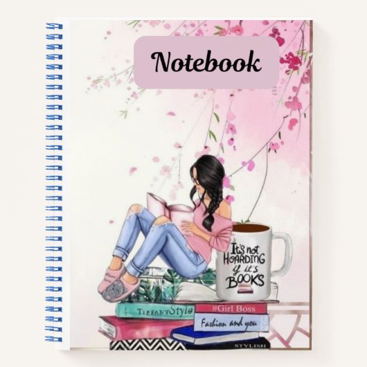 読s is My Happy Place - Notebook ノートブック (正面)