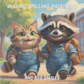 読s, Spelling, Backpacks & Sticker シール (正面)