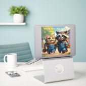 読s, Spelling, Backpacks & Sticker シール (デスク上のノートパソコン)