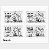 読Worry Less 読 Boy's Stickers 長方形シール (シート)