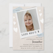 誰おもしろいが5歳の誕生日招待状を回しているようだ 招待状 (正面)