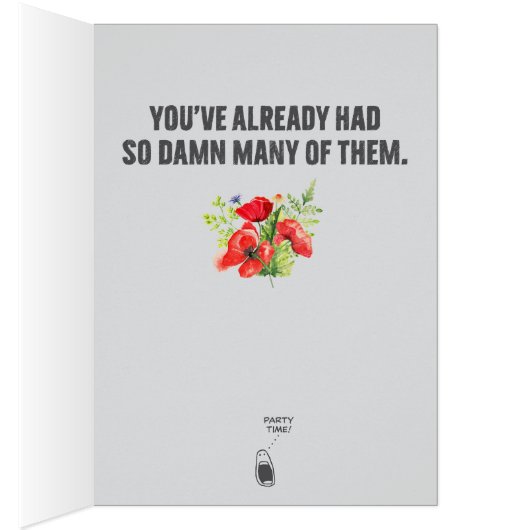 「誰おもしろいも憎むべき誕生日で非難しない」 (内側 (右))