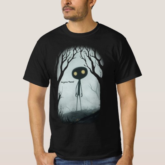 誰かいるか? Tシャツ (正面)