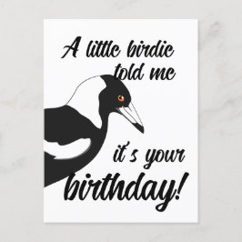 誰かから聞いたよ、誕生日のポストカードだって ポストカード