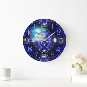 誰かがあなたを愛する感情的な雪だるま輝き ラージ壁時計 (ホーム)