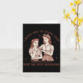 誰かがあなたを気にかけていることを知って欲しい、私じゃないけどね(笑) カード (黄色い花)